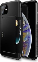Dux Ducis - Hoesje geschikt voor iPhone 11 Pro - Pocard Series - Back Cover - Zwart