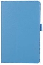 Lenovo Tab 4 8.0 - Litchi Flip Hoes - Licht Blauw