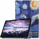 Samsung Galaxy Tab S4 Tri-Fold Book Case met sterrenhemel