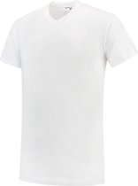 Tricorp T-shirt V-hals - Casual - 101007 - Wit - maat M