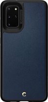 Spigen Ciel by Cyrill Leather Brick Samsung S20 Plus Hoesje Blauw