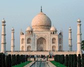 MyHobby Borduurpakket – Taj Mahal India 50×40 cm - Aida stof 5,5 kruisjes/cm (14 count)