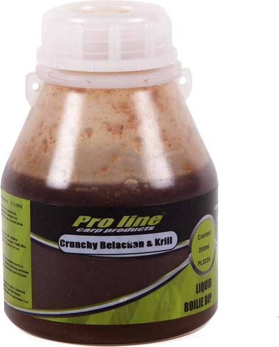 Pro Line Liquid Boilie Dip - Crunchy Belachan & Krill