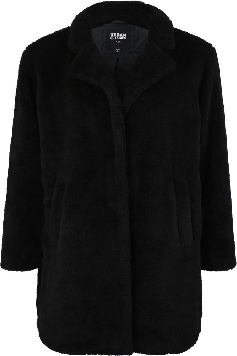 Urban Classics Oversized Sherpa Winterjas 4XL Zwart