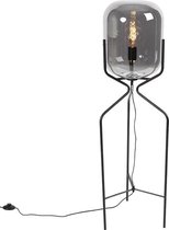 QAZQA bliss - Design Vloerlamp | Staande Lamp - 1 lichts - H 120 cm - Zwart -  Woonkamer | Slaapkamer