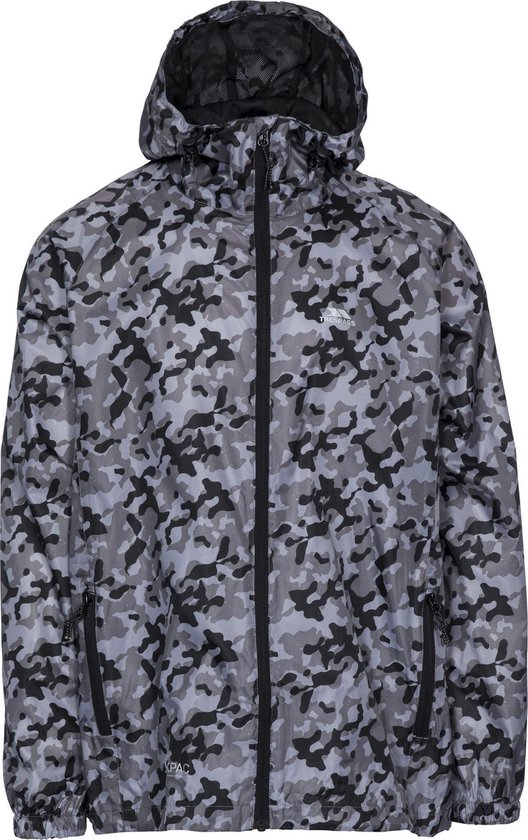 Trespass Unisex Qikpac Jacket Compact oprolbare waterdichte regenjas voor kinderen