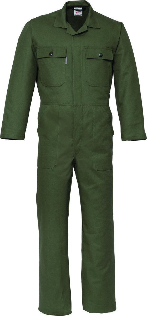 HAVEP Overall metalen knoop Basic 2163 - Olijfgroen - 58
