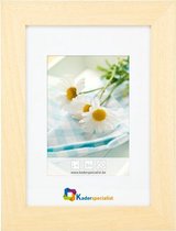 Brede Houten Wissellijst - Fotolijst - 40x50 cm - Ontspiegeld Kunstglas - Blank Ongelakt - 39 mm
