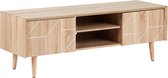 Beliani FRANKLIN - TV-meubel - lichte houtkleur - spaanplaat