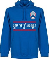 Cambodia Team Hoodie - Blauw - L