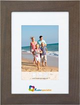 Brede Houten Wissellijst - Fotolijst - 50x65 cm - Ontspiegeld Kunstglas - Koloniaal - 39 mm