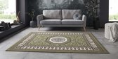 Vloerkleed retro oriental - groen 160x220 cm