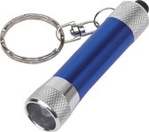1x porte-clés avec petite lampe de poche en bleu - Distribuez des cadeaux jouets mini lampes de poche