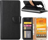 Motorola Moto E5 Plus Hoesje portemonnee case / geschikt voor 3 pasjes Zwart