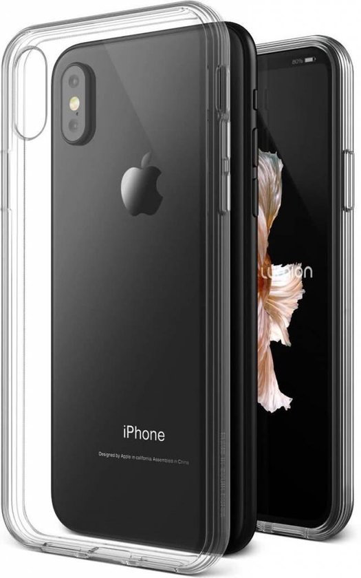 bol.com | iPhone X / Xs TPU Case Full Transparant - Ultra dun hoesje