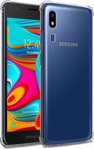 Hoesje Geschikt Voor Samsung Galaxy A2 Core Anti Shock Back hoesje - Transparant