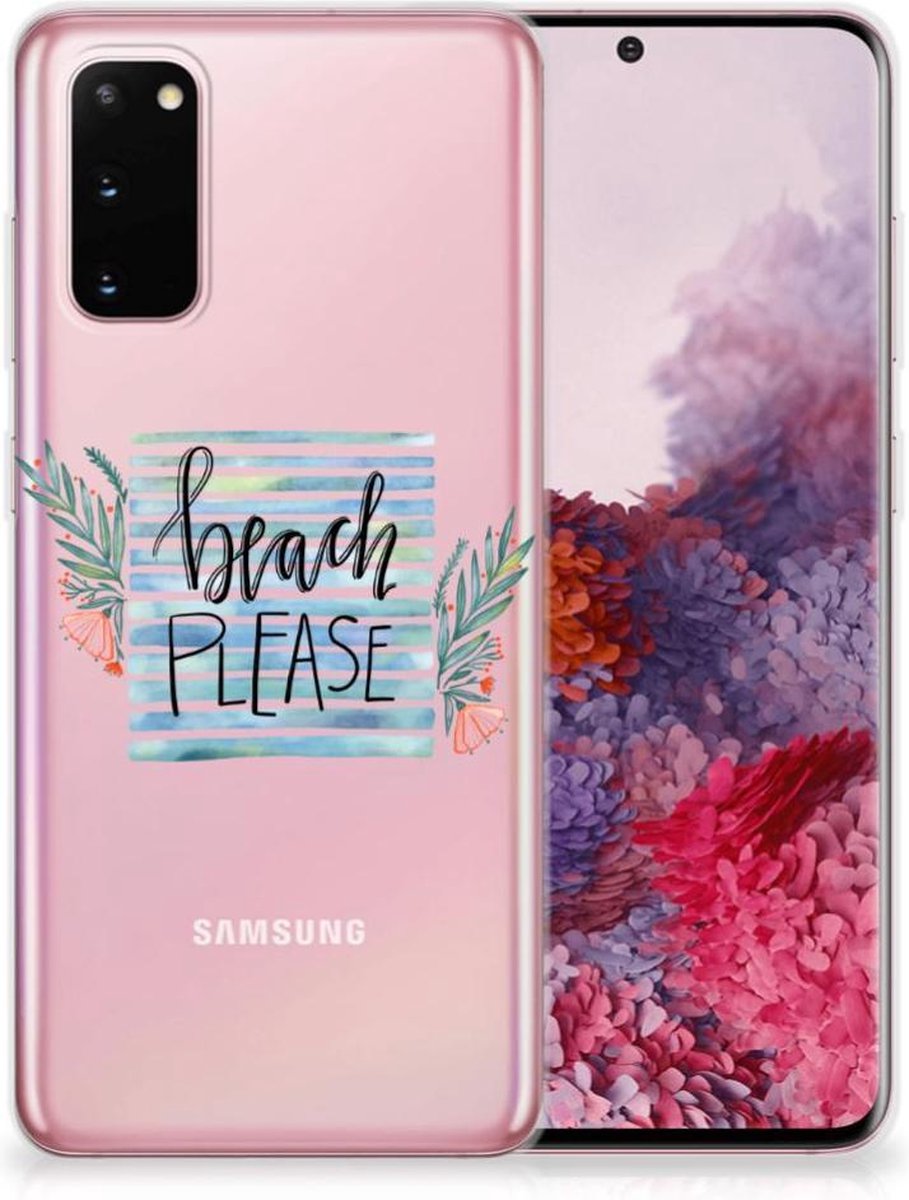 Samsung Galaxy S20 Telefoonhoesje met Naam Boho Beach