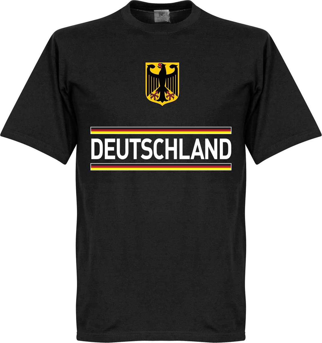 Duitsland Team T-Shirt - Zwart  - XL