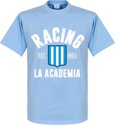 Racing Club Established T-Shirt - Lichtblauw - XS