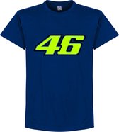 Valentino Rossi 46 T-Shirt - Blauw - XXL