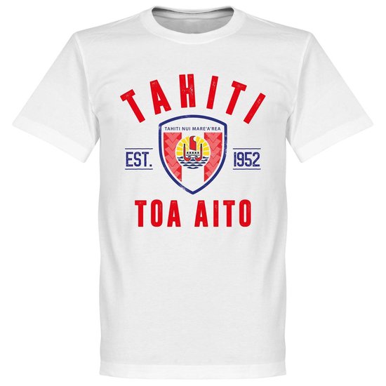 Tahiti Established T-Shirt - Wit  - XXXL