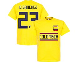 Colombia D. Sanchez 23 Team T-Shirt - Geel - L