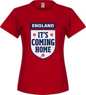 It's Coming Home England Dames T-Shirt - Rood - M