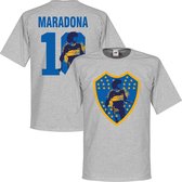 Maradona 10 Boca Juniors Logo T-Shirt - XL