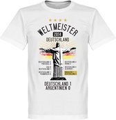 Duitsland Road To Victory T-Shirt WK 2014 - XL