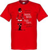 George Best T-Shirt - Rood - XS