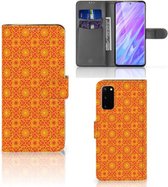 Geschikt voor Samsung Galaxy S20 Telefoon Hoesje Origineel Cadeau Batik Orange