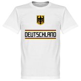 Duitsland Team T-Shirt - Wit - XXL