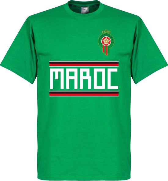 Marokko Team T-Shirt - Groen - XL