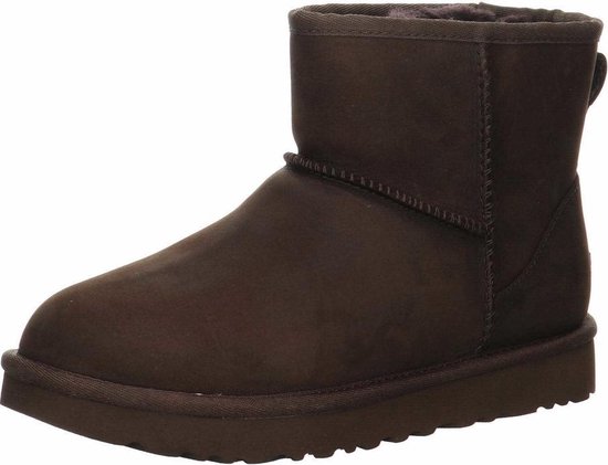 UGG Classic Mini Leather Dames Laarzen Chocolate Maat 41 UGG Classic Mini Leather Dames Laarzen Chocolate Maat 41
