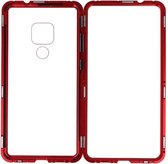 Wicked Narwal | Magnetic Back Cover voor Huawei Mate 20 Rood - Transparant