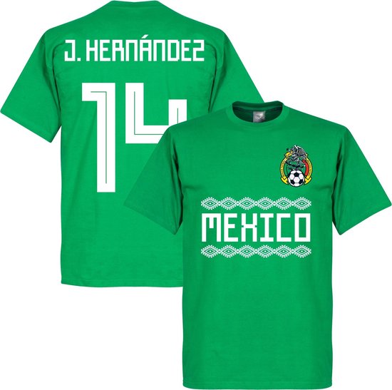Mexico J. Hernandez 14 Team T-Shirt - Groen