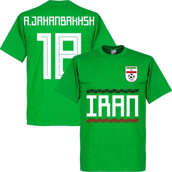Iran A. Jahanbakhsh 18 Team T-Shirt - Groen - XXL