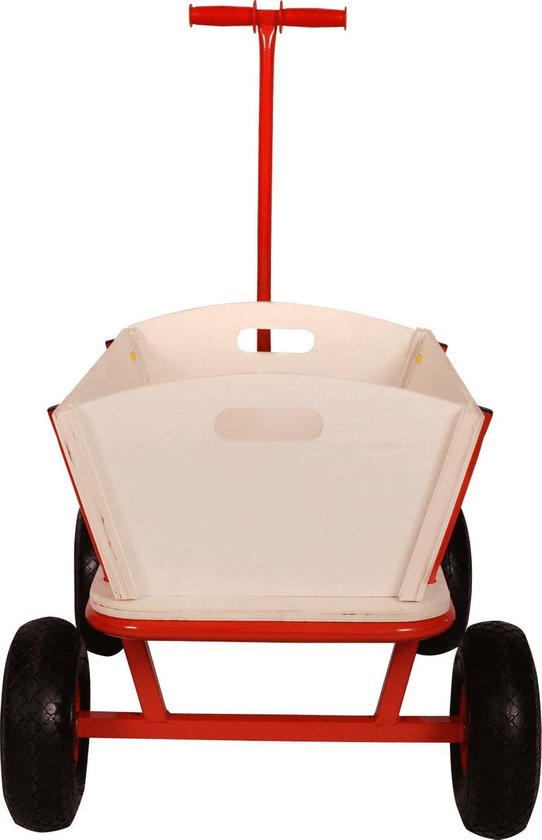 Benson Bolderkar - Bolderwagen Hout - strandwagen - kinderen - boodschappenkar van Benson — afbeelding 4