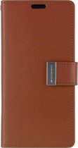 iPhone X/Xs Wallet Case - Goospery Rich Diary - Bruin
