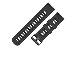 Horlogeband van Siliconen voor Suunto Spartan Sport / Sport HR / Traverse | 24 mm | Horloge Band - Horlogebandjes | Zwart