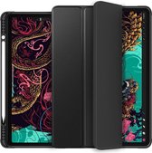 Tri-Fold Book Case Zwarte Hoes Geschikt voor Apple iPad Pro 11 (2018/2020/2021)
