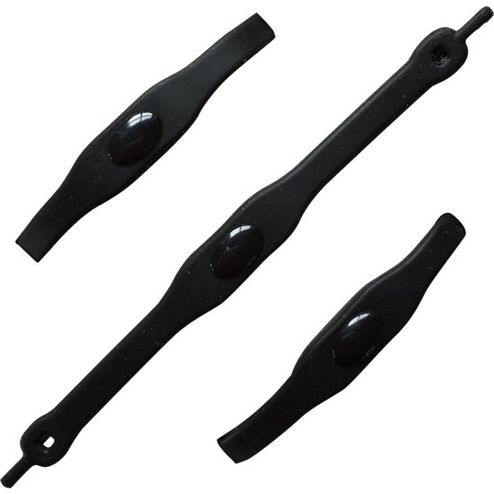Shoeps XL elastische veters - Zwart - 8 stuks
