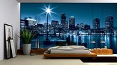 City Boston Skyline Photo Wallcovering