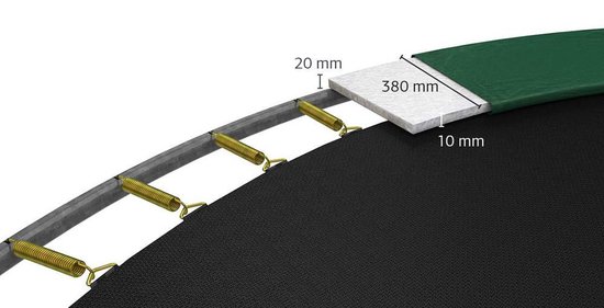 BERG Favorit Levels Trampoline à 430 cm met Veiligheidsnet Comfort