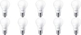 PHILIPS - LED Lamp 10 Pack - SceneSwitch 827 A60 - E27 Fitting - Dimbaar - 2W-8W - Warm Wit 2200K-2700K | Vervangt 60W - BSE