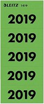 Leitz Zelfklevend rugetiket 2019, groen (pak 100 stuks)