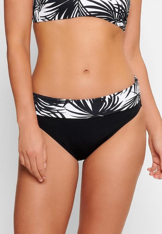 LingaDore - Eivi Bikini Slip met omslag - maat 44 - Wit Zwart | bol.com