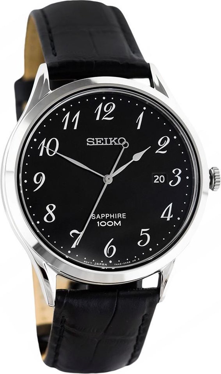 Seiko Basic SGEH77P1 - Heren - Horloge - 41 mm | bol.com
