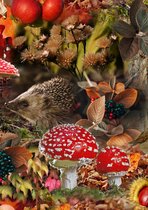 Cadeaupapier inpakpapier Herfst - Vellen: Plano: 50x70 - 500st