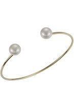Adriana armband  zilver rot verguld 2 Zoetwater Wit 8-9mm Romantica A237